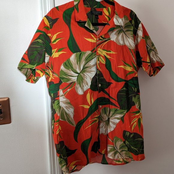 Tropical Print Button Down - Picture 4 of 10